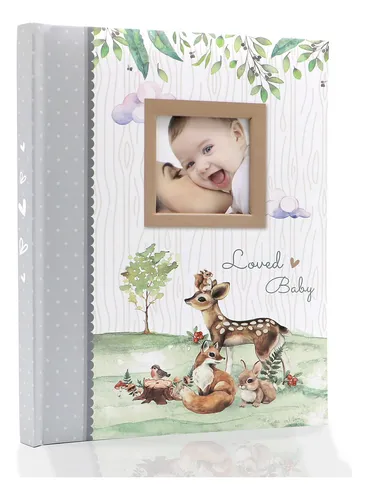 Holoary Libro De Recuerdos Para Bebés De 5 Años, 76 Páginas De Diario Ilustradas De Colores, Álbum De Registro De Bebé, Moderno Para Baby Shower, Y Recuerdo Para Recién Nacido, Niño O