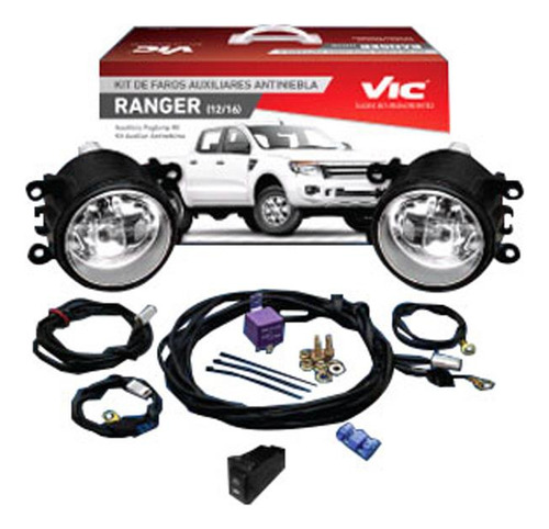 Faro Auxiliar Ford Ranger 2012 A 2015 Kit Completo