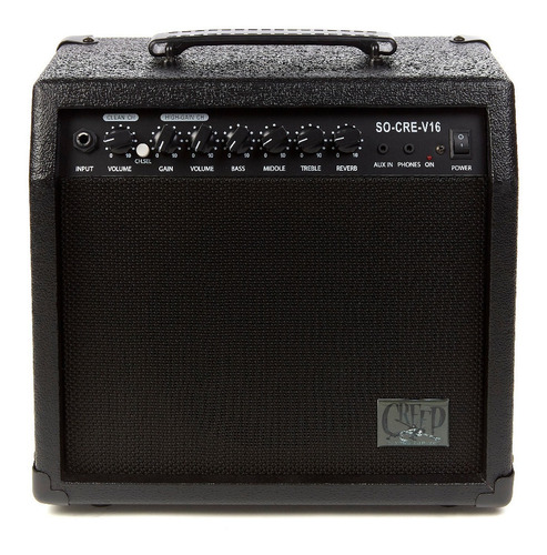 Imagen 2 de 5 de Amplificador Guitarra Eléctrica Creep 16w C/reverb V16