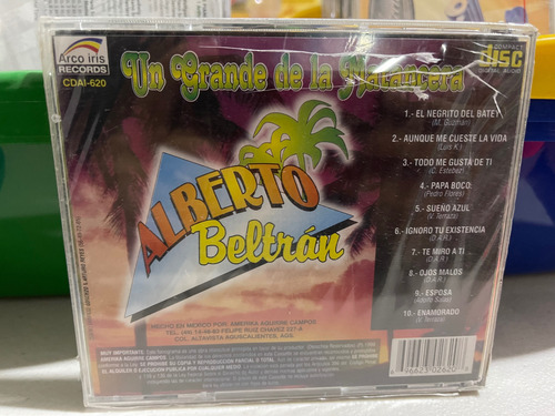 Alberto Beltrán ( Un Grande De La Matancera) Cd