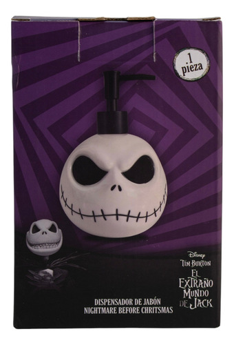 Dispensador De Jabón Líquido 3d Jack Skellington