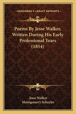 Libro Poems By Jesse Walker, Written During His Early Pro...