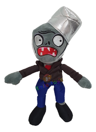 Peluche Zombie Cubeta Plantas Vs Zombies Chico