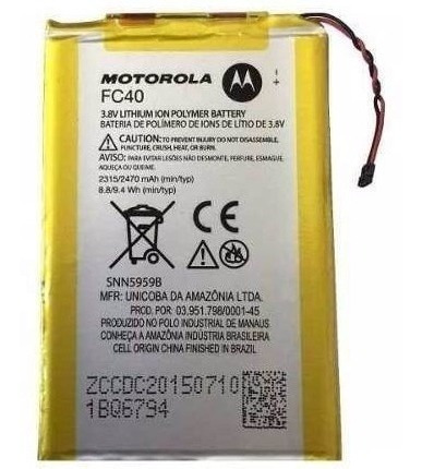 Bateria Original Moto G3 Fc40 Ventas Dacom