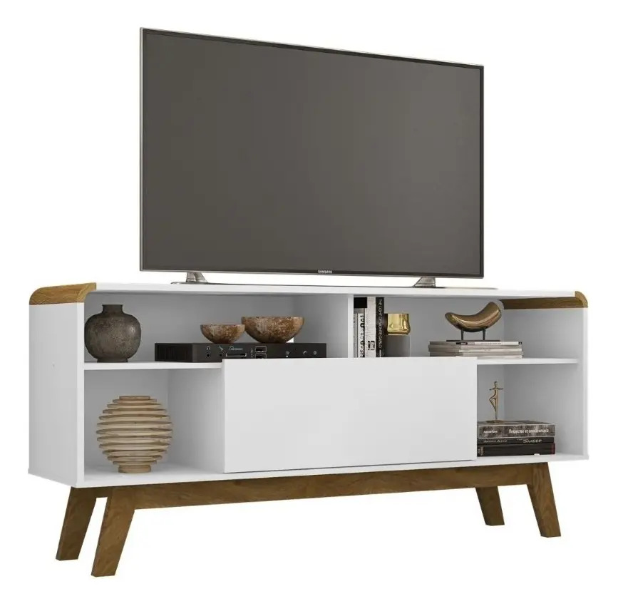Rack Tv 55 Höga Lazuli Branco — R$ 489,96 em Mercado Livre