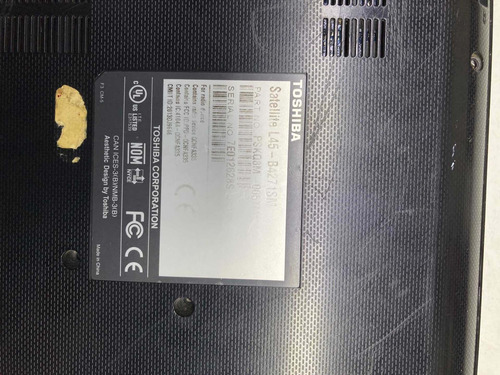 Toshiba Satélite L45-b4271sm Por Piezas (Usado)
