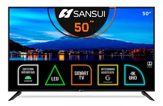 Pantalla 50 Led Uhd Smart 4k Android Tv Sansui Chromecast