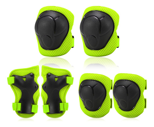 G Kit Protección Niños 6 En 1 Rodilleras Coderas Muñequeras