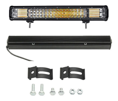 Barra Led Neblinero 252w Blanco/ámbar Auto Camión Original