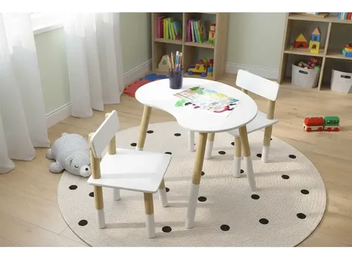 Mesa Infantil Grão Com 2 Cadeiras - R$ 345,23
