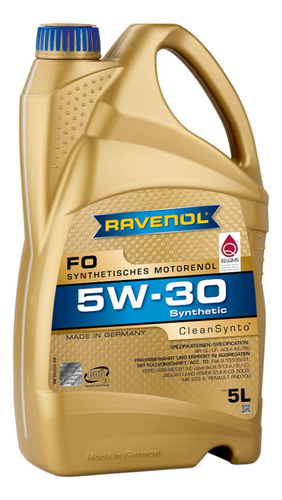 Aceite 5w30 Ravenol Fo 5 Litros Acea A5/b5 , Api Cf , Api Sl