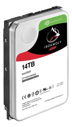 Disco Duro Interno Seagate Ironwolf St14000vn0008 14tb