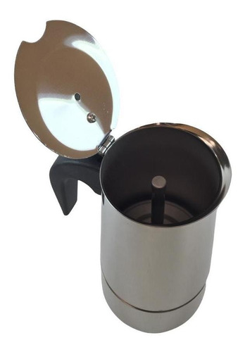 Imagem 4 de 6 de Cafeteira Italiana Aço Inox 450ml 9 Xicaras - Wincy K4541