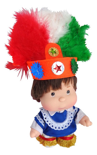 Muñeca Pituko Zapoteco - Danza De La Pluma Artesanal