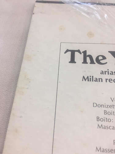 Disco Vinilo Lp The Young Caruso Seraphim Enrico Importado (Usado)