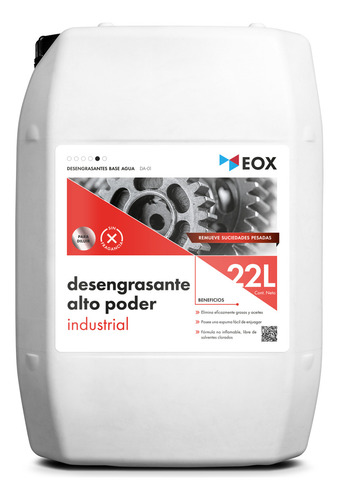 Desengrasante Alto Poder Industrial Eox 22 Litros