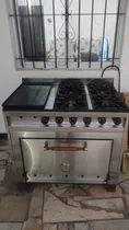 Comprar Cocina Industrial 4 Hornallas,plancha Biferas, Y Horno Para 