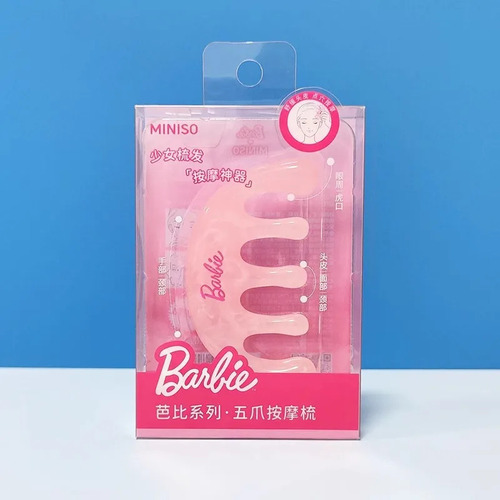 Peine De Masaje Miniso Barbie Con 5 Garras Con Forma De Meri