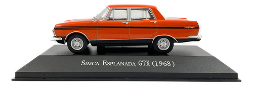 Coche miniatura naranja Simca Esplanada Gtx 1968 Edition 99