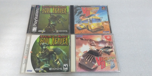 Soul Reaver Y Vigilante 8 Colección Playstation Y Dreamcast!