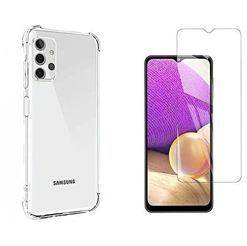 Funda Reforzada Para Samsung A32 Anti Golpes + Templado 