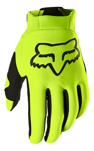 Guantes Bicicleta Defend Thermo Offroad Amarillo Fox