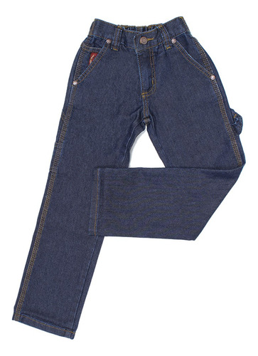 Calça Infantil Masculina Carpinteira Azul Escuro Dock's 3305