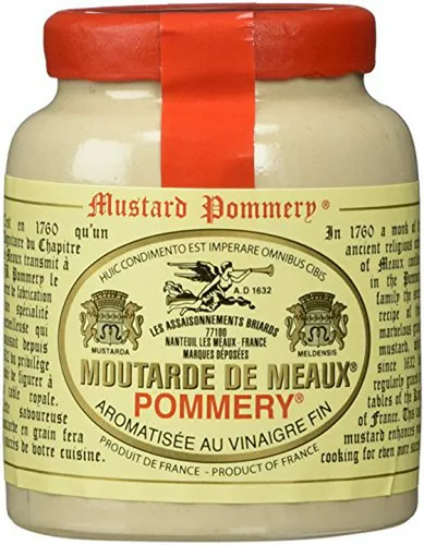 Mostaza Pommery Meaux En Tarro De Cerámica, 3.5 Oz