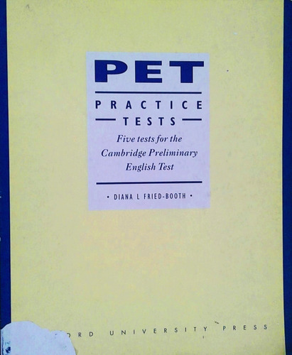 Pet Practice Tests Diana Fried