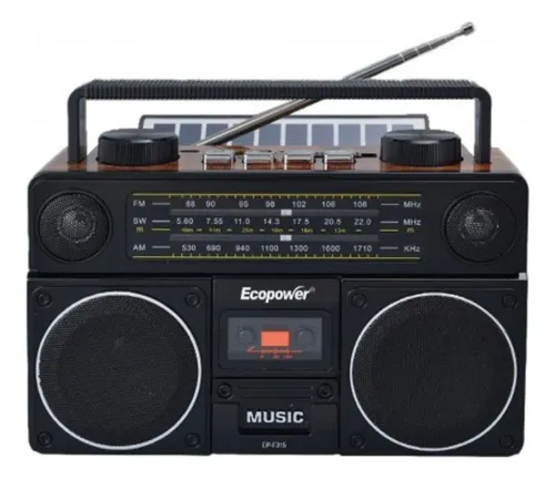 Radio Tradicional Ecopower Usb Bluetooth Am Fm Sw Mp3 Nfe