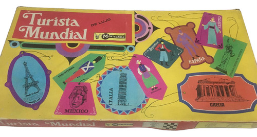 Juego De Mesa Turista Mundial Montecarlo Retro / Detalles (Usado)