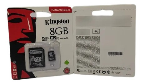 Memoria Micro Sd Kingston 8gb Tienda Física