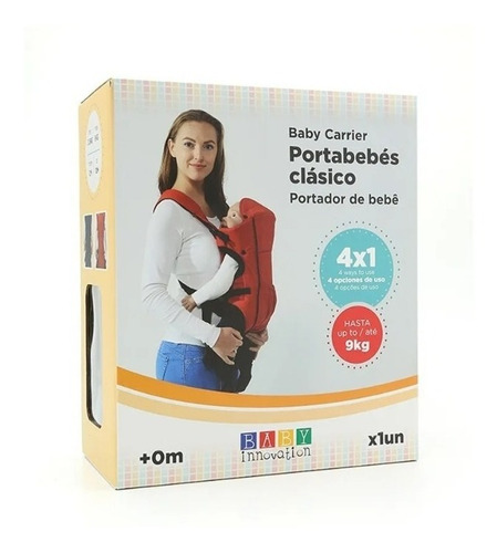 Imagen 5 de 6 de Mochila Portabebé Clásica Varias Posiciones Baby Innovation