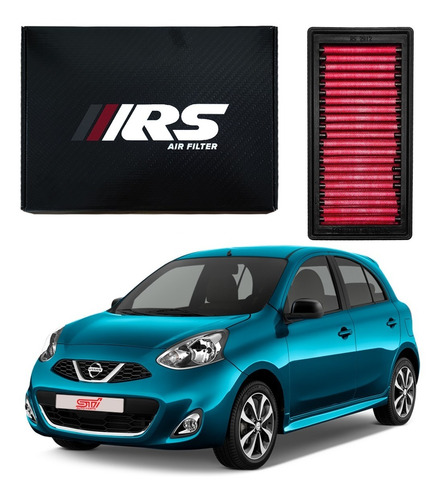 Filtro Esportivo Lavável Nissan March 1.6 16v Flex 2019 Rs