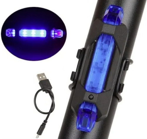 Luces Bicicleta Recargables Usb - Visibilidad Y Seguridad Pa