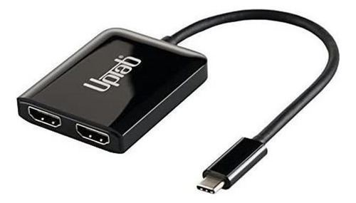 Uptab Adaptador Usb-c  Tipo C  A 2-ports Hdmi 4 K Multi Mon