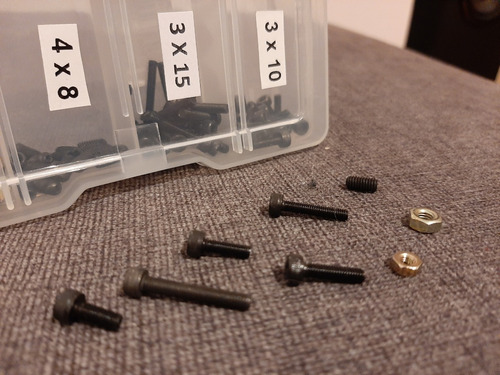 Kit Tornillos Allen C/cilindrica M3 & M4 Pack X 240 Unidades