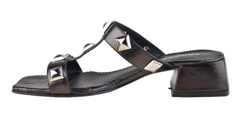 Sandalias De Cuero Zapatos De Mujer - Milva - Ferraro