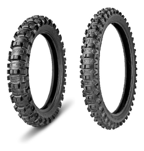 Par Pneu Borilli Mx77 Medium Soft 110/90-19 + 80/100-21