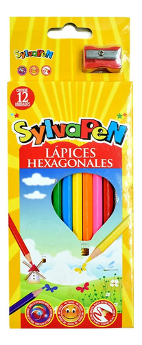 Colores Marca Sylvapen X 12+ Sacapunta De Regalo