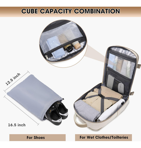Mochila De Viaje Grande Para Mujer - Bolsa Para Computadora