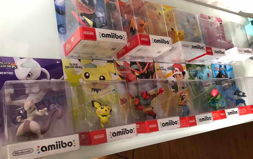 Amiibo Pikachu Y Mewtwo Smash Brothers (pokemon) Nintendo Sw (Usado)