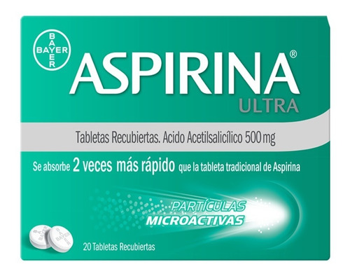 Aspirina Ultra 500 Mg Caja X 20 Tab