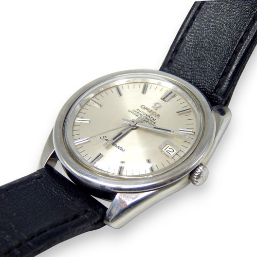 Reloj Omega Seamaster Cronómetro Ref 168.022 Cal 564 36 Mm Negro Plateado Gris (Usado)