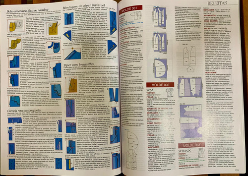 Revista Moda Moldes Kit Com 4 Capas Diferentes (novo)