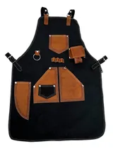 Comprar Mandil Delantal Parrillero De Cuero Asador Grill P\u002Fcerveza 