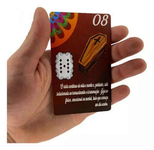 Tarot Cigano Para Iniciantes Lilás 36 Cartas e Manual