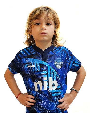 Camiseta Blues 2023 Niños Imago Resistente / Del 8 Al 14
