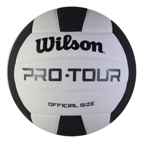 Pelota De Volley Wilson Pro Tour Vb Black/white Color Blanco