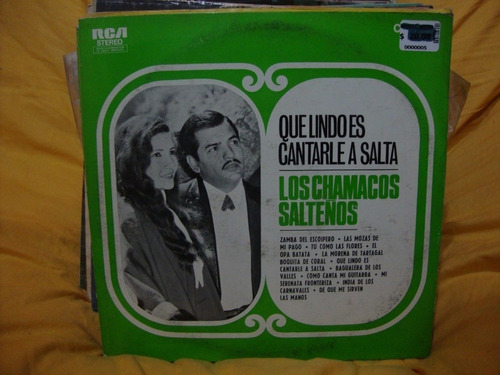 Vinilo Los Chamacos Salteños Que Lindo Canta F1